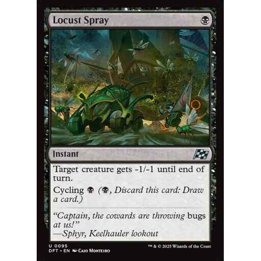 Aetherdrift - 95 - Locust Spray - Uncommon - B - Foil