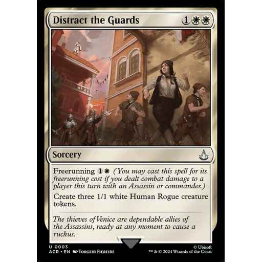 Assassin's Creed - 3 - Distract the Guards - Uncommon - W - Non-foil