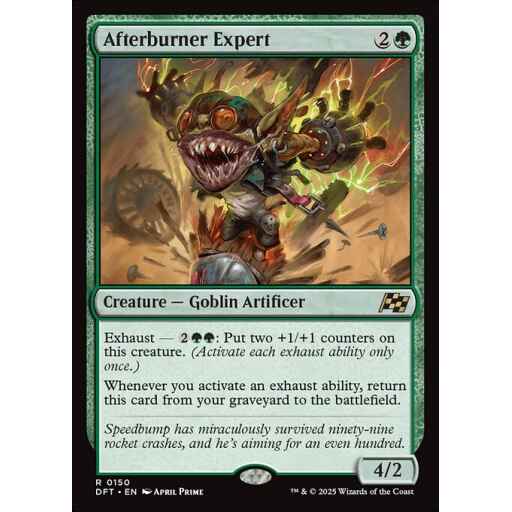 Aetherdrift - 150 - Afterburner Expert - Rare - G - Non-foil