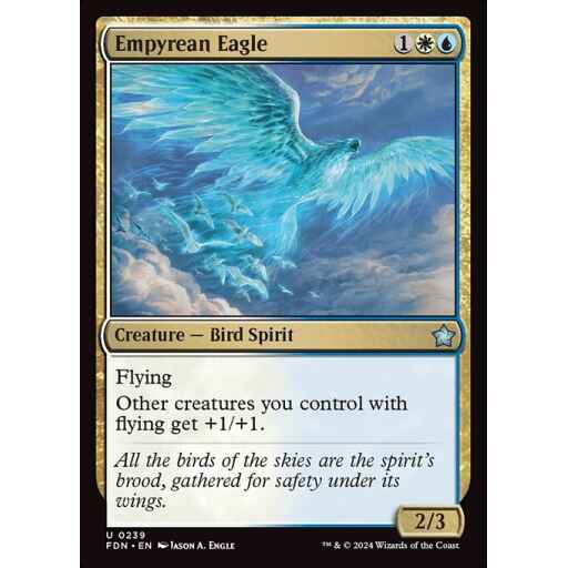 Foundations - 239 - Empyrean Eagle - Uncommon - WU - Non-foil