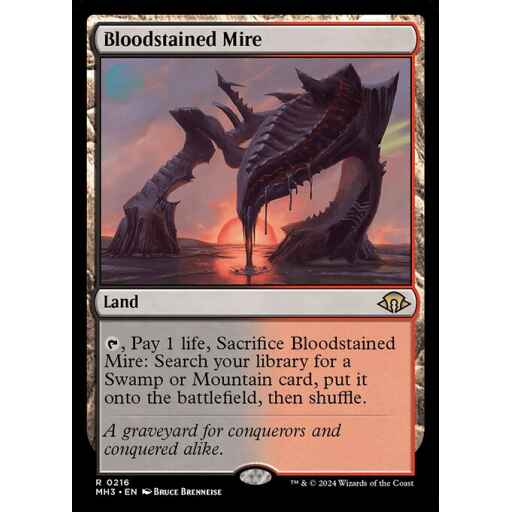 Modern Horizons 3 - 216 - Bloodstained Mire - Rare - C - Non-foil
