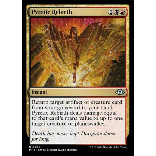 Modern Horizons 3 - 200 - Pyretic Rebirth - Uncommon - BR - Non-foil