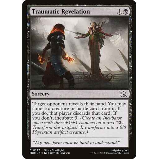 March of the Machine - 127 - Traumatic Revelation - Common - B - Foil