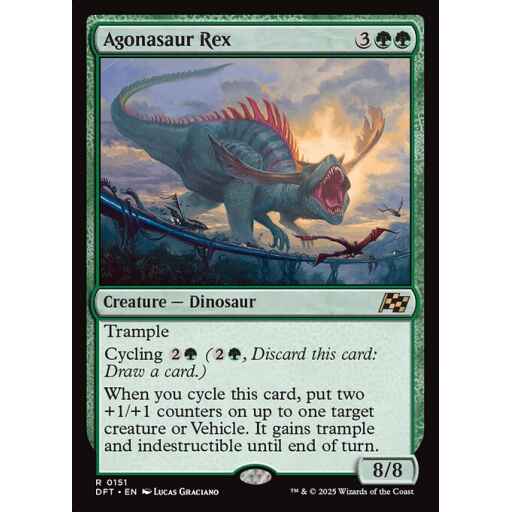 Aetherdrift - 151 - Agonasaur Rex - Rare - G - Non-foil