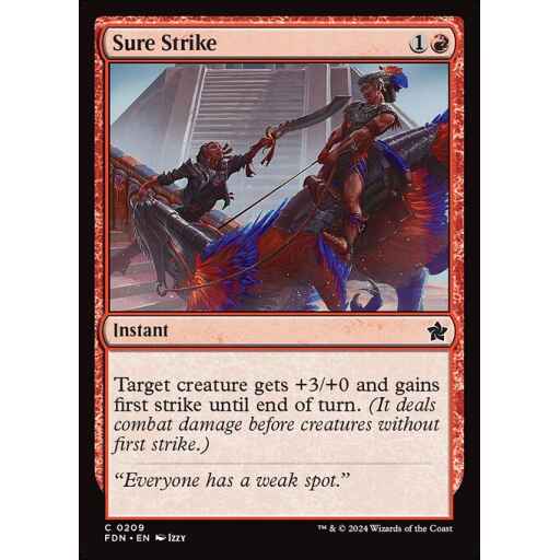 Foundations - 209 - Sure Strike - Common - R - Foil