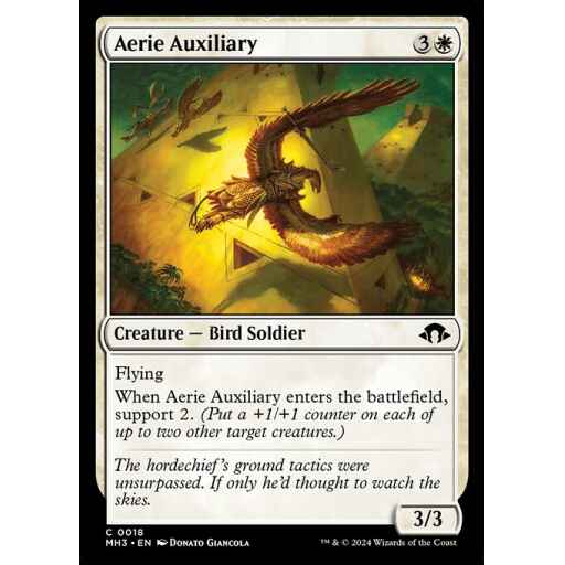 Modern Horizons 3 - 18 - Aerie Auxiliary - Common - W - Non-foil