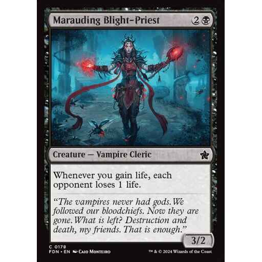 Foundations - 178 - Marauding Blight-Priest - Common - B - Non-foil