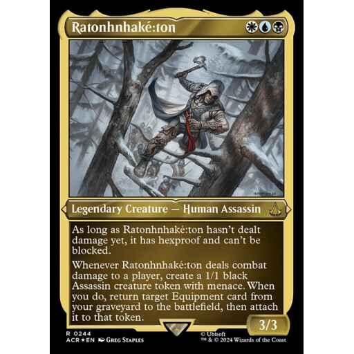 Assassin's Creed - 244 - Ratonhnhaké꞉ton - Rare - Multi - Non-foil