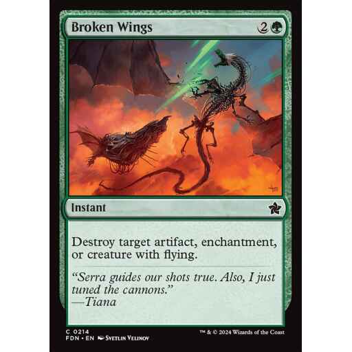 Foundations - 214 - Broken Wings - Common - G - Foil