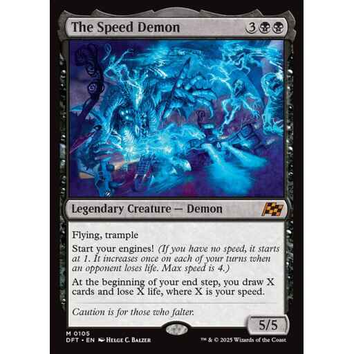 Aetherdrift - 105 - The Speed Demon - Mythic - B - Non-foil
