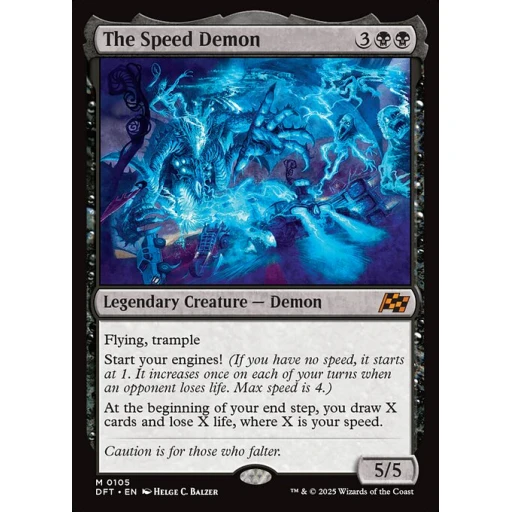Aetherdrift - 105 - The Speed Demon - Mythic - B - Non-foil