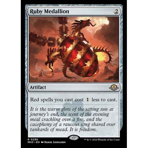 Modern Horizons 3 - 295 - Ruby Medallion - Rare - C - Non-foil
