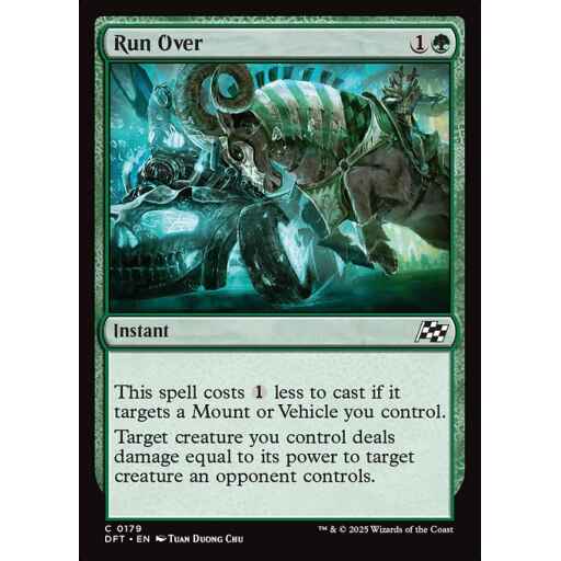 Aetherdrift - 179 - Run Over - Common - G - Foil