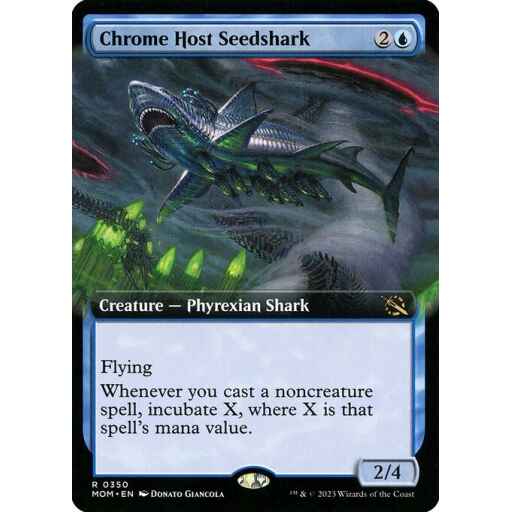 March of the Machine - 350 - Chrome Host Seedshark - Rare - U - Non-foil