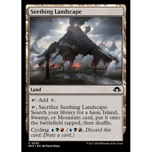 Modern Horizons 3 - 225 - Seething Landscape - Common - C - Foil