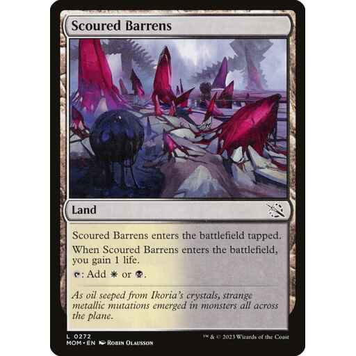 March of the Machine - 272 - Scoured Barrens - Common - C - Non-foil