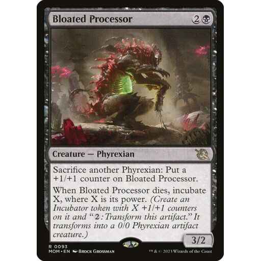 March of the Machine - 93 - Bloated Processor - Rare - B - Non-foil