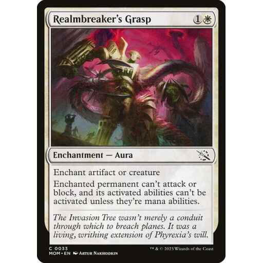 March of the Machine - 33 - Realmbreaker's Grasp - Common - W - Non-foil