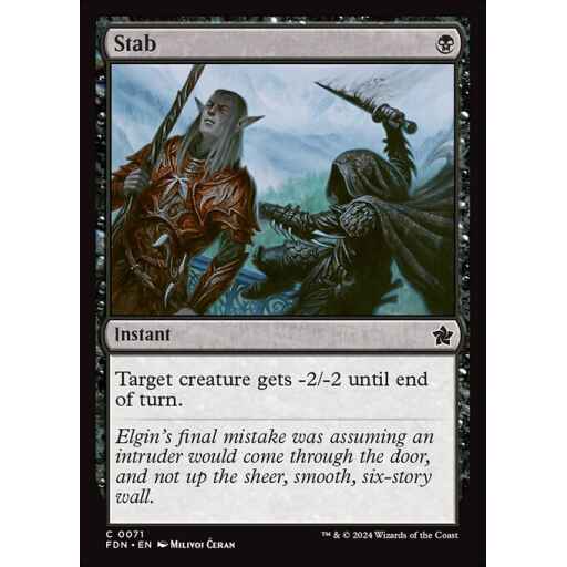 Foundations - 71 - Stab - Common - B - Foil
