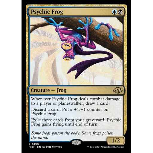 Modern Horizons 3 - 199 - Psychic Frog - Rare - UB - Foil