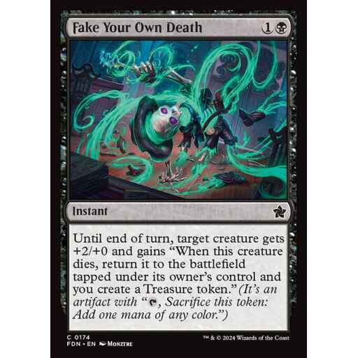 Foundations - 174 - Fake Your Own Death - Common - B - Foil