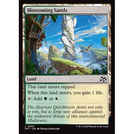 Aetherdrift - 252 - Blossoming Sands - Common - C - Foil