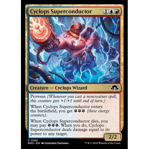 Modern Horizons 3 - 182 - Cyclops Superconductor - Common - UR - Foil