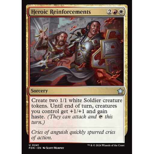 Foundations - 241 - Heroic Reinforcements - Uncommon - WR - Non-foil