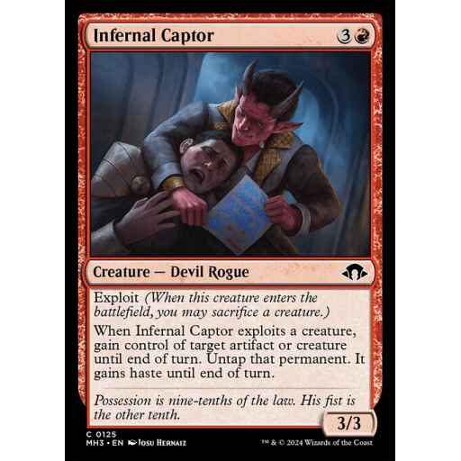 Modern Horizons 3 - 125 - Infernal Captor - Common - R - Non-foil