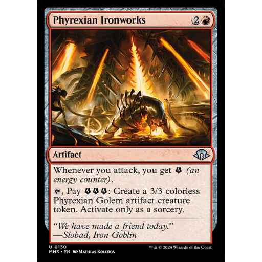 Modern Horizons 3 - 130 - Phyrexian Ironworks - Uncommon - R - Non-foil
