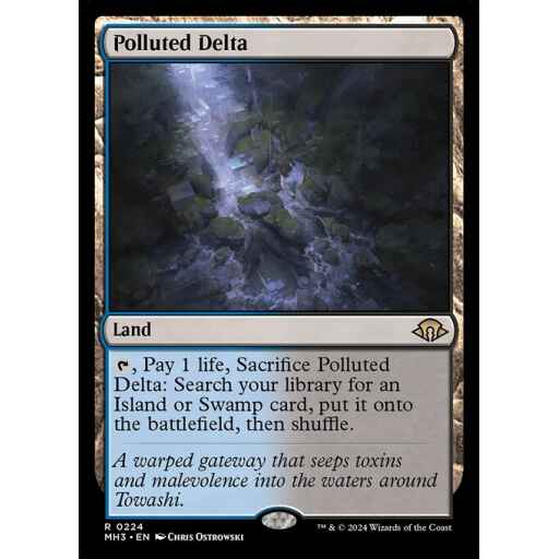 Modern Horizons 3 - 224 - Polluted Delta - Rare - C - Non-foil