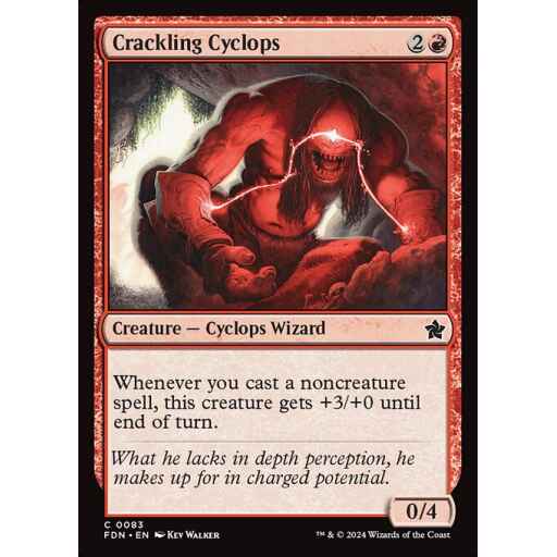Foundations - 83 - Crackling Cyclops - Common - R - Foil