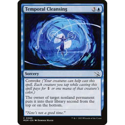 March of the Machine - 80 - Temporal Cleansing - Common - U - Non-foil