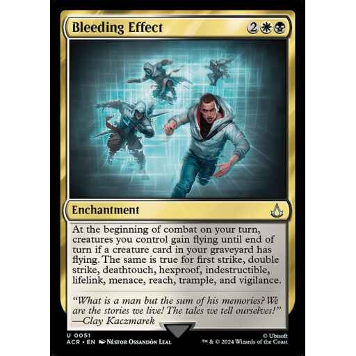 Assassin's Creed - 51 - Bleeding Effect - Uncommon - WB - Foil
