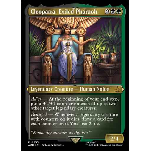 Assassin's Creed - 233 - Cleopatra, Exiled Pharaoh - Mythic - BG - Non-foil