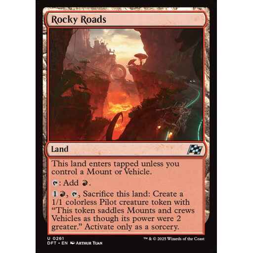 Aetherdrift - 261 - Rocky Roads - Uncommon - C - Foil