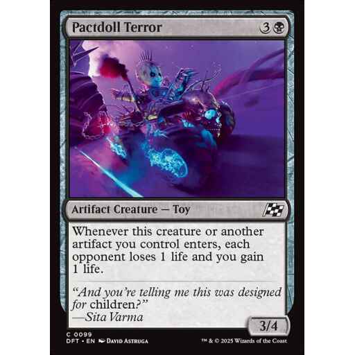 Aetherdrift - 99 - Pactdoll Terror - Common - B - Non-foil
