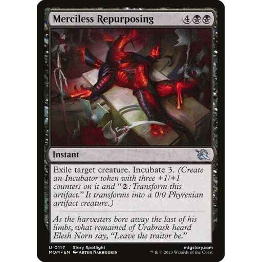 March of the Machine - 117 - Merciless Repurposing - Uncommon - B - Non-foil