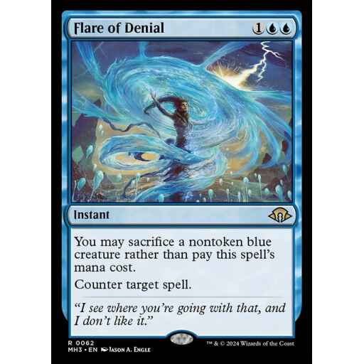 Modern Horizons 3 - 62 - Flare of Denial - Rare - U - Non-foil