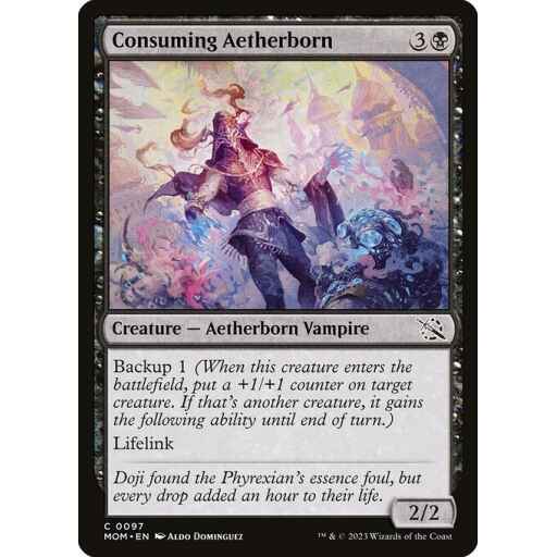 March of the Machine - 97 - Consuming Aetherborn - Common - B - Non-foil