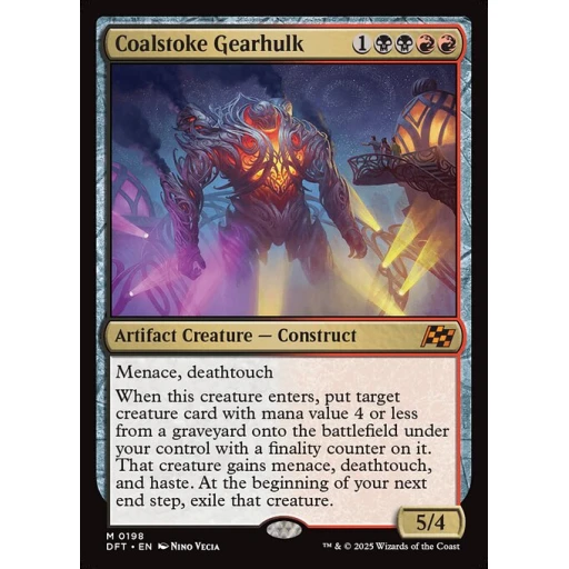 Aetherdrift - 198 - Coalstoke Gearhulk - Mythic - BR - Non-foil