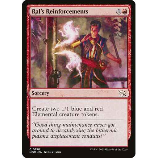 March of the Machine - 158 - Ral's Reinforcements - Common - R - Foil