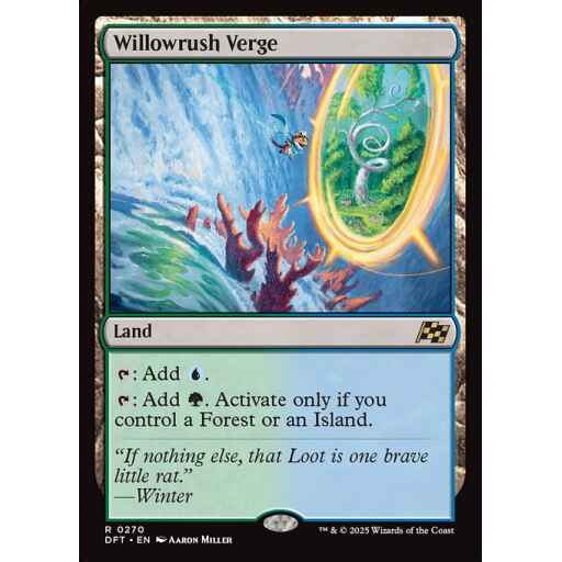 Aetherdrift - 270 - Willowrush Verge - Rare - C - Non-foil