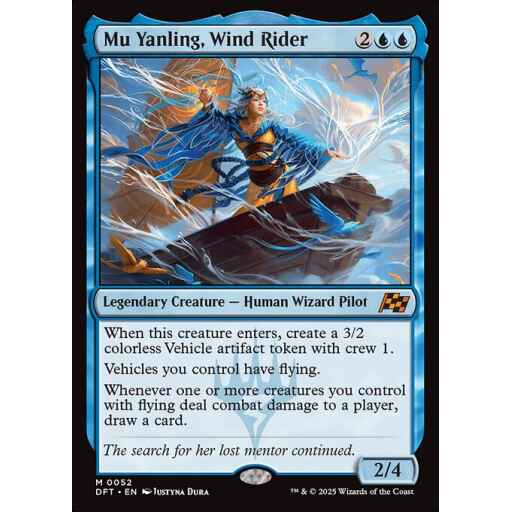 Aetherdrift - 52 - Mu Yanling, Wind Rider - Mythic - U - Non-foil