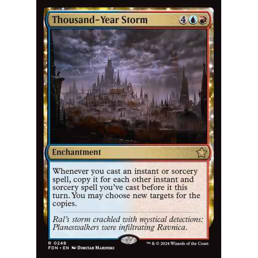 Foundations - 248 - Thousand-Year Storm - Rare - UR - Non-foil