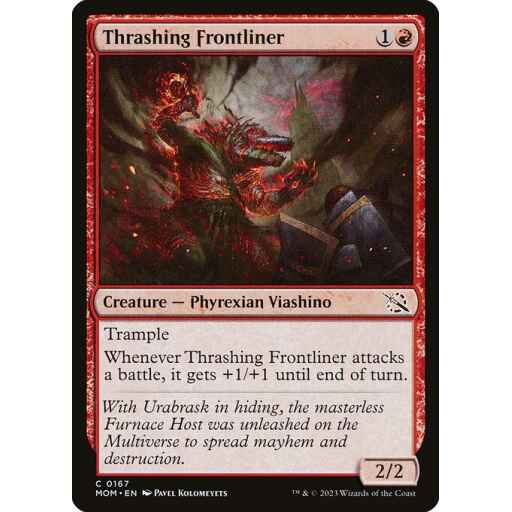 March of the Machine - 167 - Thrashing Frontliner - Common - R - Non-foil