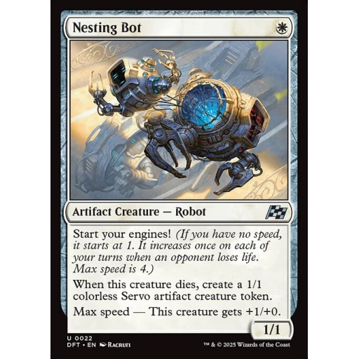 Aetherdrift - 22 - Nesting Bot - Uncommon - W - Non-foil