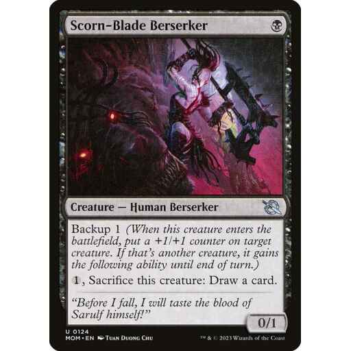 March of the Machine - 124 - Scorn-Blade Berserker - Uncommon - B - Non-foil