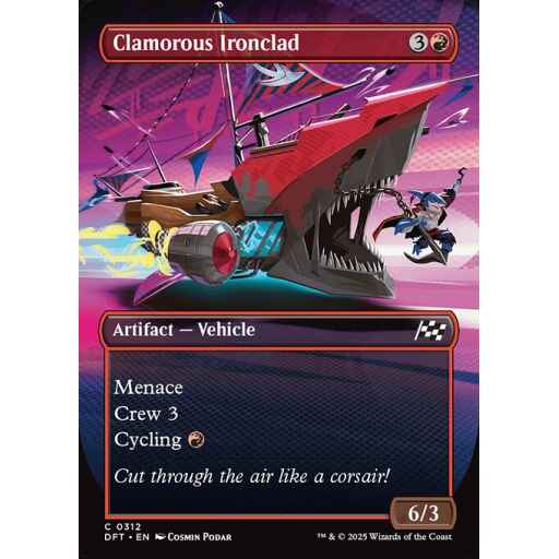 Aetherdrift - 312 - Clamorous Ironclad - Common - R - Non-foil