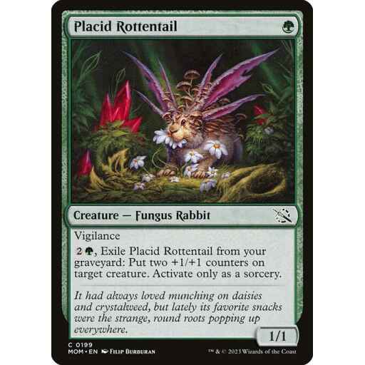 March of the Machine - 199 - Placid Rottentail - Common - G - Non-foil